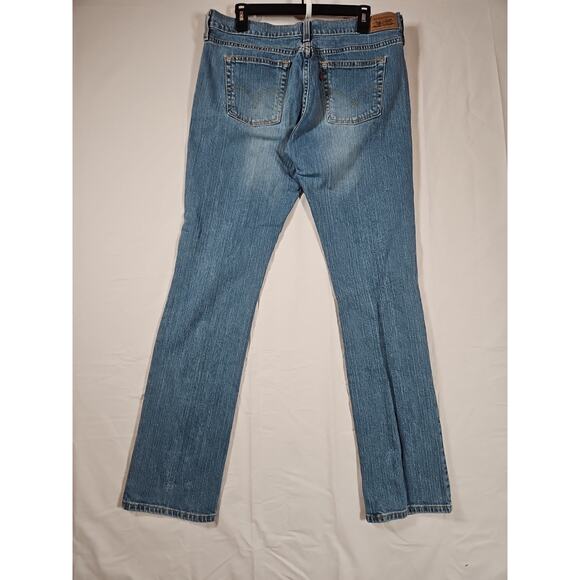 Levi's 505 Straight Leg Jeans Y2K Medium Wash Denim Womens Size 12L - Picture 9 of 10